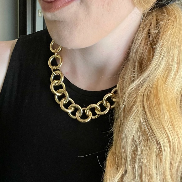 J. Crew Gold Statement Necklace - Picture 3 of 4